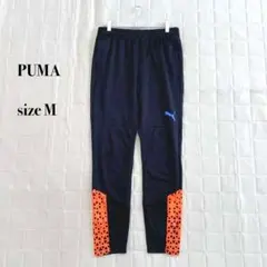 PUMA トレーニングパンツ M ブラック ロゴ入り スポーツウェア ジャージ
