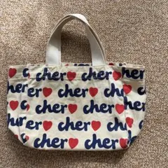 cher シェル トートバッグ ハート柄のサムネイル