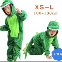 【120】恐竜　ハロウィン　着ぐるみ　仮装　コスプレ　子供用
