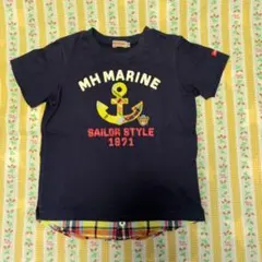 ☆しーちゃんママ様専用☆MH MARINE セーラー風Tシャツ 120cm