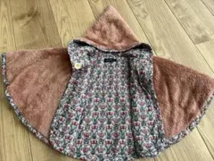 ソルボア　リバティ　ベビーポンチョ　とんがり帽子