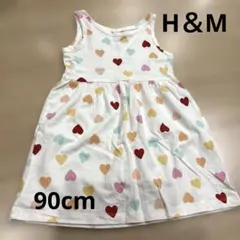 H&M ベビー ワンピース 92cm ハート柄のサムネイル