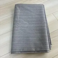 ウール ストライプ生地 グレー