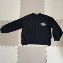 BREEZE　ブラック　トレーナー