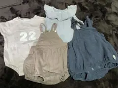 女の子 夏服 70.80cm まとめ売り シンプル