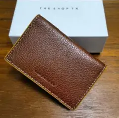 THE SHOP TK　新品　メンズ　カードケース(イエロー/ブラウン)のサムネイル