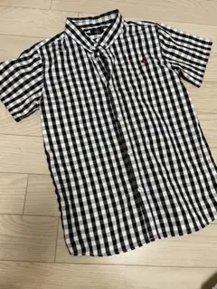 POLO 半袖チェックシャツ 120cm