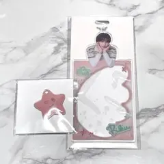 NCT WISH ランダムトイ　リク　ミニチャーム、フォトカードスリーブ