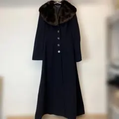 ［美品］130cm ジャンポールゴルチエ　スーパーロングコート フレア　ベロア 美品］130cm ジャンポールゴルチエ スーパーロングコート フレア