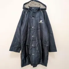 New Balance ベンチコート ボア フード付き 防寒 ネイビー 150