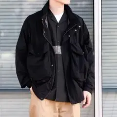 ★極美品 BEAMS LIGHTS 超高級2.5万 秋冬春 ブルゾンブラック