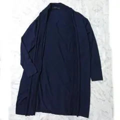 ICB ロングカーディガン ネイビー系 接触冷感 Sサイズのサムネイル