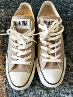 CONVERSE ALL STAR ローカットスニーカー ベージュ　24.5cmのサムネイル