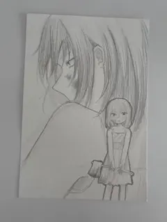【一点物】シャーペン原画/創作