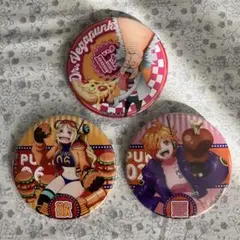 ワンピース 缶バッジ 輩 ベガパンク ステラ ヨーク リリス 3点セット