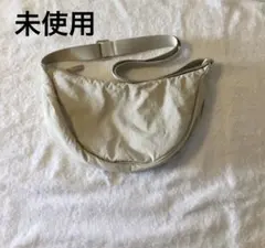 未使用ユニクロ UNIQLO ラウンドミニショルダーバッグ ナチュラル