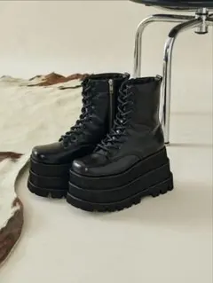 ダーリッチ　Darich トリプルソールエンジニアブーツ　ブラック　L