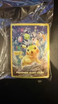中古デッキシールドプロ　テラスタルピカチュウ　ポケモンカードゲーム
