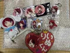 莉犬くん すとぷり ぬいぐるみ、ICカード入れ、缶バッチ、アクキーセット