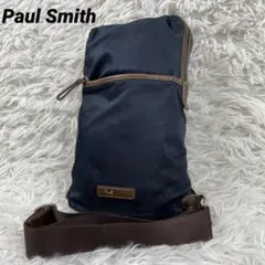 Paul Smith ショルダーバッグ　ボディバッグ　ナイロン×レザー