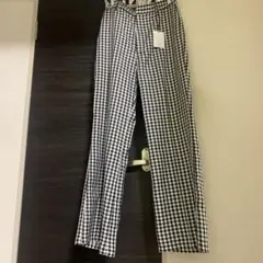 d*o様 グレイル　ギンガムチェックフレアパンツ　Lサイズ