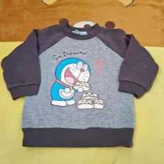 ベビー　ドラえもん　裏起毛トレーナー