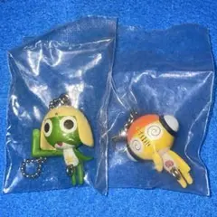 ケロロ軍曹 つまんでつなげてマスコットであります ケロロ クルル フィギュア