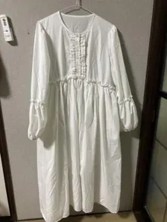 SUGAR BISKET 【La-gemme】長袖ワンピース　ホワイト　フリー