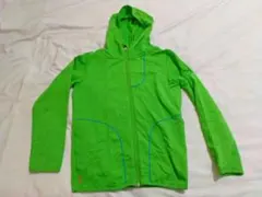 【icebreaker】メリノジップフーディー（黄緑色・146～156㎝）