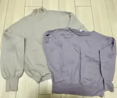 Te Chichi & GU 長袖ニット2点