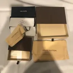 ルイヴィトン　プラダ　ギフトボックス　布袋