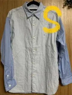 UNIQLOユニクロ jwa オーバーサイズ　ストライプシャツ　S　ブルー