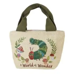 はらぺこあおむし　ゴブラン織り　ランチトート　ランチバッグ　手提げ　トート　B