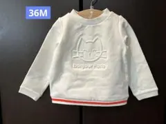 jacadi ⭐︎新品⭐︎ネコ柄裏起毛トレーナー36M