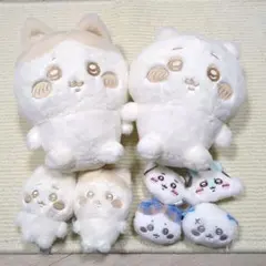 【即日発送】8つセット／ちいかわ ぬいぱれっと〜ミルクいろ〜　がま口