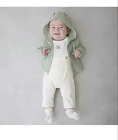 petit main☆サスペンダーつきパンツ　ストラップハイウエストパンツ