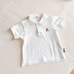 ベビー　ポロシャツ　petit main polo baby 90 プティマイン