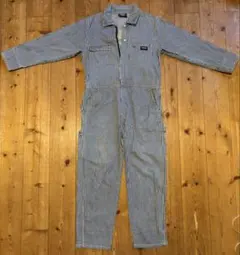 オシュコシュOSHKOSH ヒッコリーオーバーオール 130cm