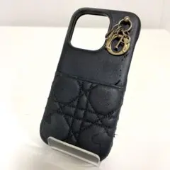 Lady Dior iPhone 14 Proケース ブラック 中古