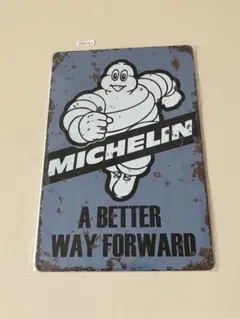 MICHELIN ミシュラン ブリキ看板 インテリア 昭和レトロ