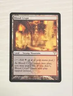 MTG 血の墓所/Blood Crypt 英語 1枚 UNF-BF ボーダーレス - メルカリ