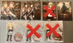 進撃の巨人-the Musical- ランダムクリアカード、アクリルスタンド