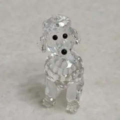 SWAROVSKI クリスタルガラス プードル ②のサムネイル