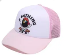 A BATHING APE PIRATE STORE メッシュキャップ ピンク