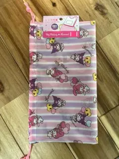My Melody Kuromi 巾着袋 ピンク