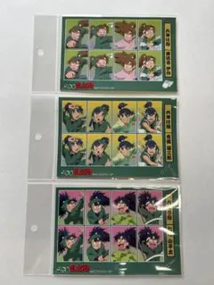 忍たま乱太郎　証明写真風ステッカー 食満留三郎　善法寺伊作　七松小平太