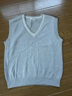 C.O.L.Z.A グレー Vネック ノースリーブ S ハニーズ制服ベスト