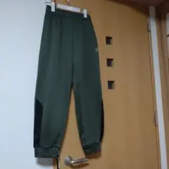 美品!MIZUNO ミズノ　裏起毛パンツ　グリーン　M