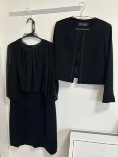 美品　ブリリアントステージ　ブラックフォーマル3点セット　11号