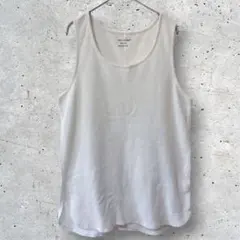 BACK NUMBER ワッフル タンクトップ M 白 RELAX FITのサムネイル